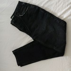 Topshop Moto Black Mom Jeans